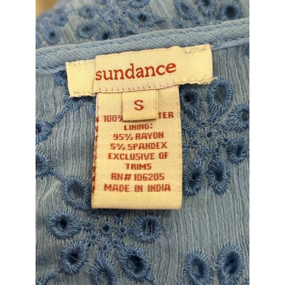 Sundance eyelet gauze dress, small, bohemian, coastal, prairie, cottagecore - Picture 5 of 5